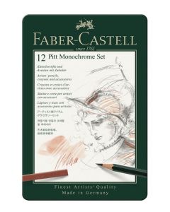 FABER-CASTELL Pitt Monochrome - Set 12