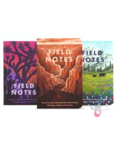 FIELD NOTES National Parks - Set of 3 - Pocket (A6 9x14cm) - Series B (Grand Canyon) - Squared/Grid format