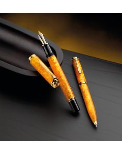 PELIKAN Souverän M600 Fountain Pen - Vibrant Orange (Special Edition)