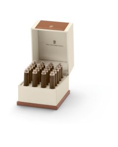 GRAF VON FABER-CASTELL Fountain Pen Ink - Cognac Brown - 20 Cartridges