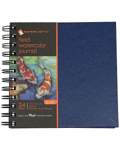 HAND-BOOK JOURNAL CO - Spiral Field Watercolour Journal (300gsm) - Insta Square (6 x 6" / 15.2 x 15.2cm) - 24 Sheets