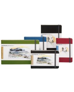 HAND-BOOK JOURNAL CO - Travelogue Series - Drawing Sketchbook - Pocket Landscape (3.5 x 5.5" / 9 x 14cm) - Black Cloth