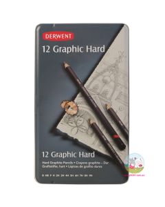 DERWENTŠ—ç’£Î¢ Graphic Pencil - 12 Hard (Technical Set)