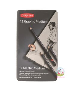 DERWENT Graphic Pencil - 12 Medium (Designers Set)