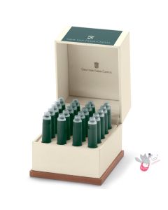 GRAF VON FABER-CASTELL Fountain Pen Ink - Deep Sea Green - 20 Cartridges