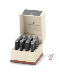 GRAF VON FABER-CASTELL Fountain Pen Ink - Stone Grey - 20 Cartridges