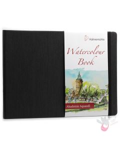 HAHNEMUEHLE Akademie Watercolour Sketchbook - 200gsm - 60 pages - A4 Landscape