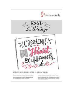 HAHNEMUHLE Hand Lettering Block 170gsm (25 Sheets) - A4