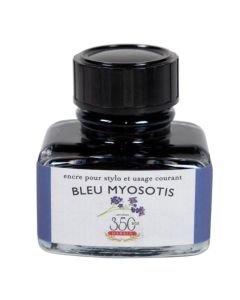 HERBIN "Jewel of Inks" Fountain Pen Ink - 30mL (with pen rest) - Bleu Myosotis (Forget-Me-Not)
