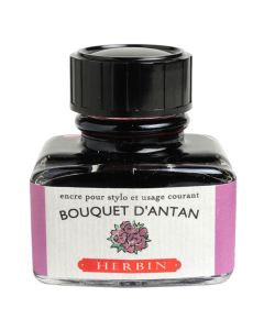 HERBIN "Jewel of Inks" Fountain Pen Ink - 30mL (with pen rest) - Bouquet D'Antan (Bouquet of Yesteryear)