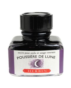 HERBIN "Jewel of Inks" Fountain Pen Ink - 30mL (with pen rest) - Poussiere De Lune (Moon Dust)