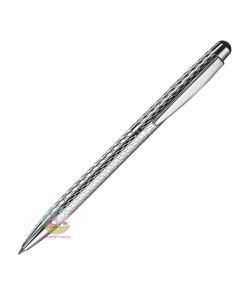 OTTO HUTT Design 02 - Sterling Silver Mechanical Pencil - Honeycomb Guilloche