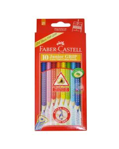 FABER-CASTELL Junior Grip Pencil - Colour - Pack of 10