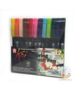 SAKURA Koi Brush Marker Set - Pack of 12