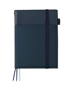 KOKUYO Systemic Refillable Compendium (A5) with Spiral Notebook - Blue