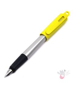 LAMY Nexx Fountain Pen- Matt Anodised Aluminium body/Citrus yellow cap