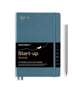 LEUCHTTURM1917 Start-Up Journal - Hard Cover - Medium (A5) - Stone Blue