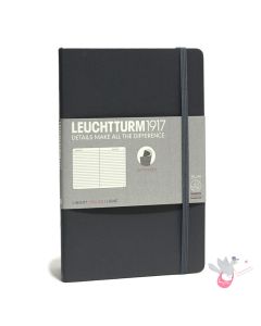 LEUCHTTURM1917 Composition Notebook Soft Cover - B6 - Ruled - Anthracite (Grey)