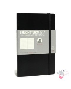 LEUCHTTURM1917 Composition Notebook Soft Cover - B6 - Dotted - Black
