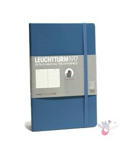 LEUCHTTURM1917 Composition Notebook Soft Cover - B6 - Ruled - Nordic Blue