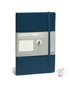 LEUCHTTURM1917 Composition Notebook Soft Cover - B6 - Ruled - Pacific Green