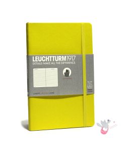 LEUCHTTURM1917 Composition Notebook Soft Cover - B6 - Ruled - Lemon Yellow