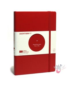 LEUCHTTURM1917 100 Years of BAUHAUS Classic Hard Cover - Medium (A5) - Dotted - Red