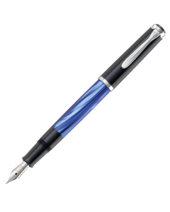 PELIKAN Classic M205 Fountain Pen - Blue Marbled - Medium