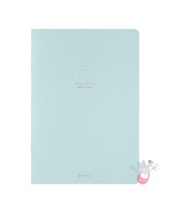 MIDORI - Cahier Journal - 56 Pages - Dotted - A5 - Blue - Pack of 5