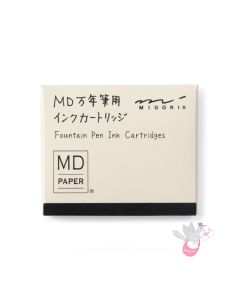 MIDORI Ink Cartridges - Black - Pack of 6