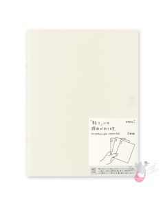 MIDORI - Notebook - Light - A4 - Blank (pack of 3)
