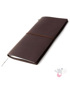 Traveler's Company Leather Notebook - Regular Size Starter Kit - Brown