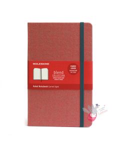 MOLESKINE Limited Edition Blend Collection Hard Cover Notebook - Ruled (A5) - Red