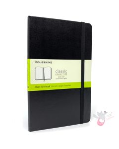 MOLESKINE’ÇÎå Classic Hard Cover Notebook Large - Plain - Black