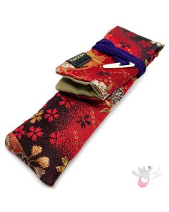 TACCIA Kimono Pen Pouch - Nishijin Collection - Single - Sakura Festival