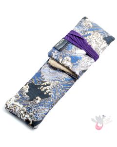 TACCIA Kimono Pen Pouch - Single - Nami (Big Wave)