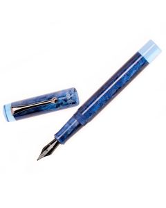 OPUS 88 Demonstrator Fountain Pen - Sapphire Blue - Extra Fine Nib