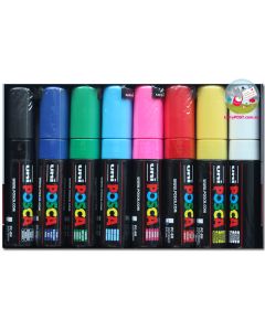 POSCA Paint Marker - 4.5-5.5mm Bullet Tip (PC-7M) - Gift Box of 8