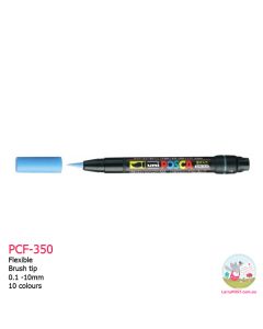 POSCA Paint Marker - Brush Tip (PCF-350) - 10 Colours Available