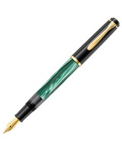 PELIKAN Classic M200 Fountain Pen - Green Marbled - Fine