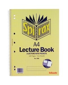PELIKAN Artline - Spirax Notepad #598 - 140 Pages (Perforated) - A4 - Ruled