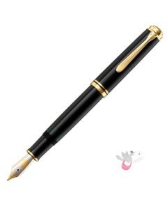 PELIKAN Souveran M1000 Fountain Pen - Black/Gold Trim