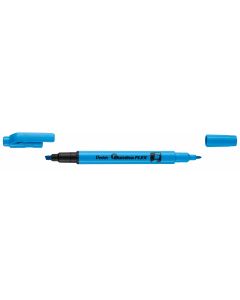 PENTEL Illumina Flex Doubled Ended Highlighter (Refillable) Pen - Blue 