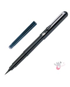 PENTEL Refillable Pocket Brush Pen (includes 4 black permanent ink cartridges)