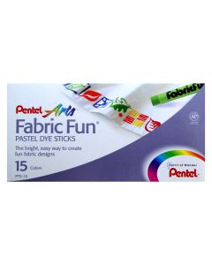 PENTEL Fabric Crayons - Set 15   