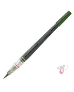 PENTEL Colour Brush Pen - Olive Green