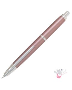 PILOT Capless Decimo Fountain Pen (18ct Gold Nib & Converter-40) - Champagne Pink - Fine Nib