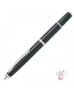 PILOT Capless FERMO (Vanishing Point) Fountain Pen (18ct Nib & Converter-40) - Dark Green - Fine Nib