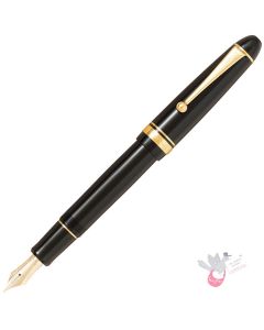 PILOT Custom 742 Fountain Pen (14ct Gold Nib - size 10, Con-70) - Black - WA (Waverly) Nib