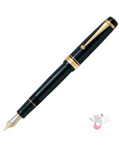 PILOT Custom Urushi 845 Fountain Pen (18ct Gold Nib, Con-70) - Black - Double Broad (BB) Nib